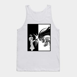 Medaka Box - "Black and White" Shiranui vs Medaka Tank Top